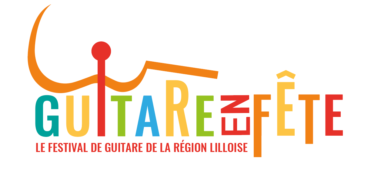 logo guitare en fete